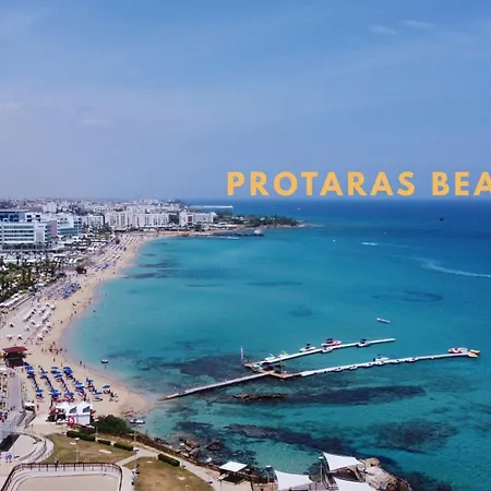 New Sea View Apartment, Pool, Walk To Paralímni